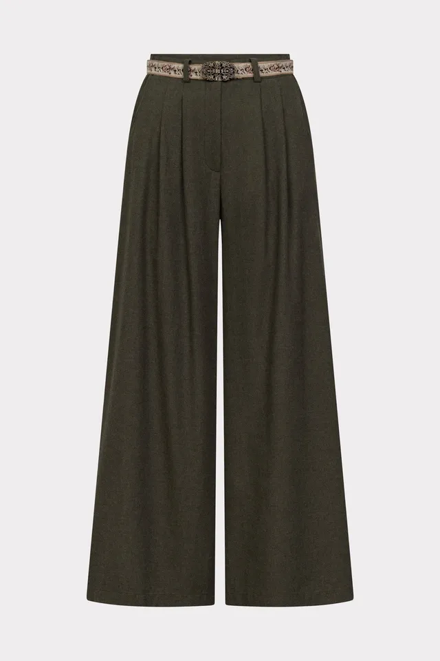 felicitas-hollie-damen-hosenrock-flanell-mit-borteng-rtel image 1