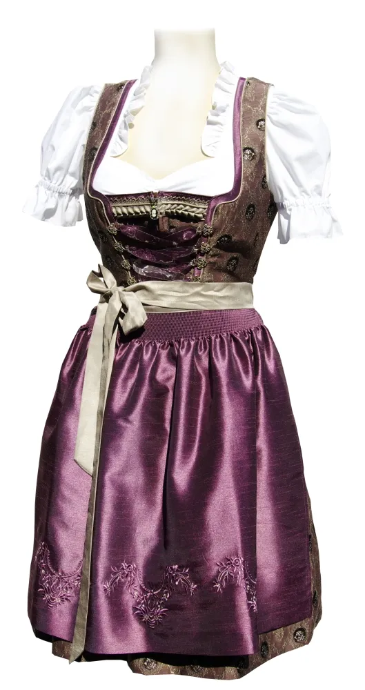 trachten-benkert-damans-lederhose-silber-lila image 1