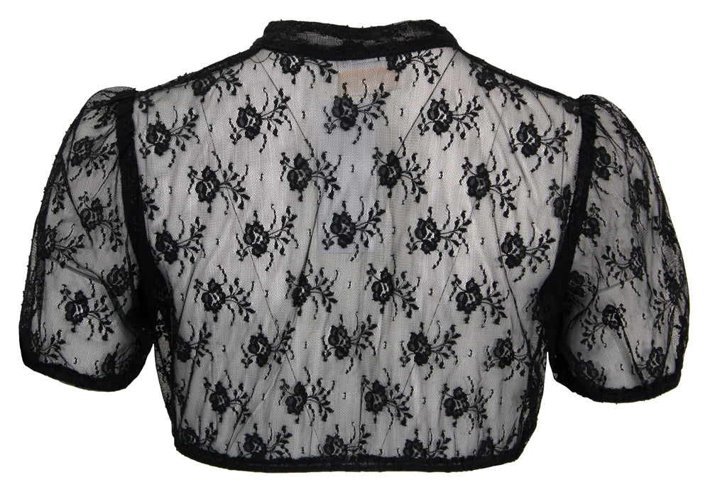 pierre-marcel-transparente-damen-dirndlbluse-hailey-schwarz image 2