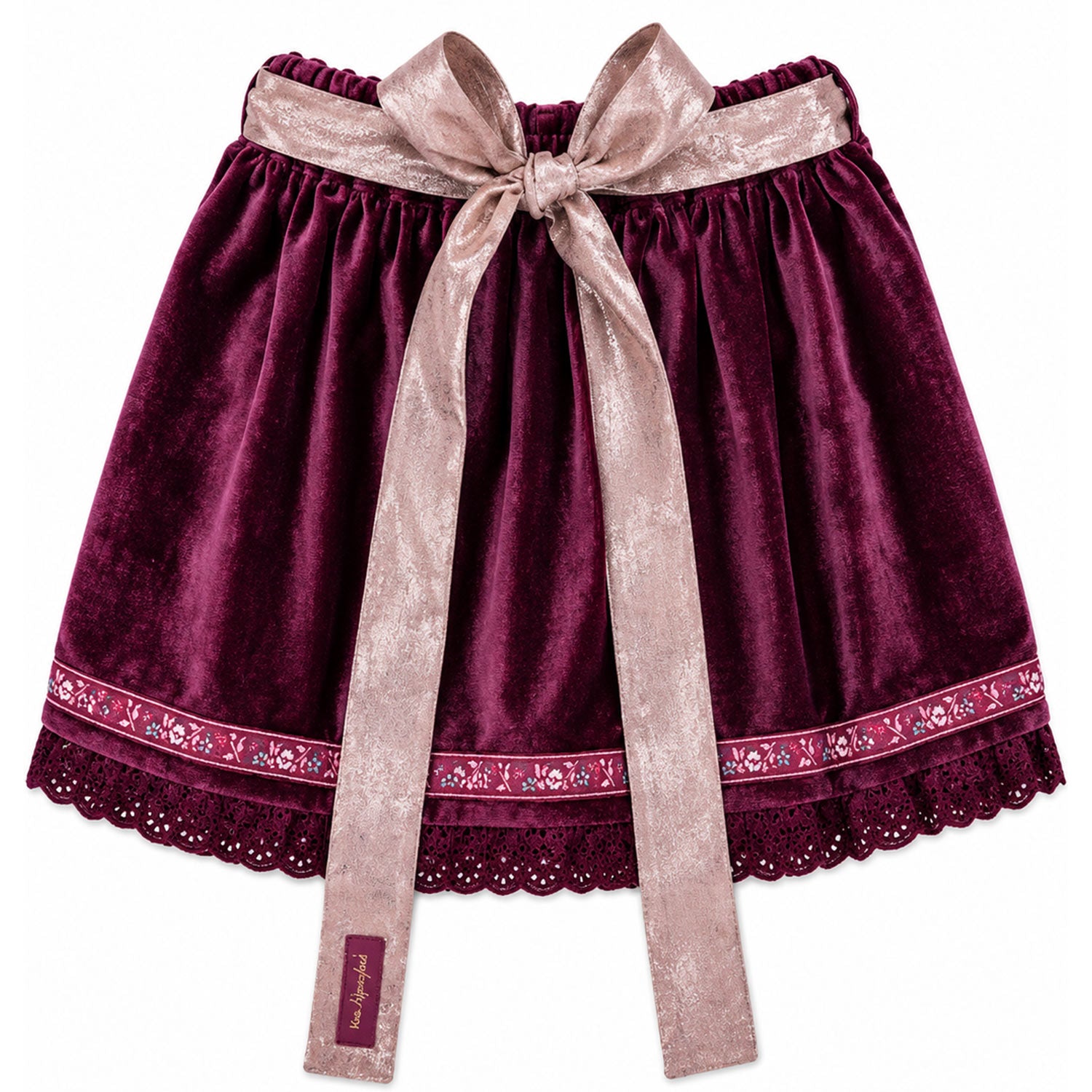 trachtenland-bondi-m-dchen-samtrock-mit-sch-rze-26104-blueberry image 2