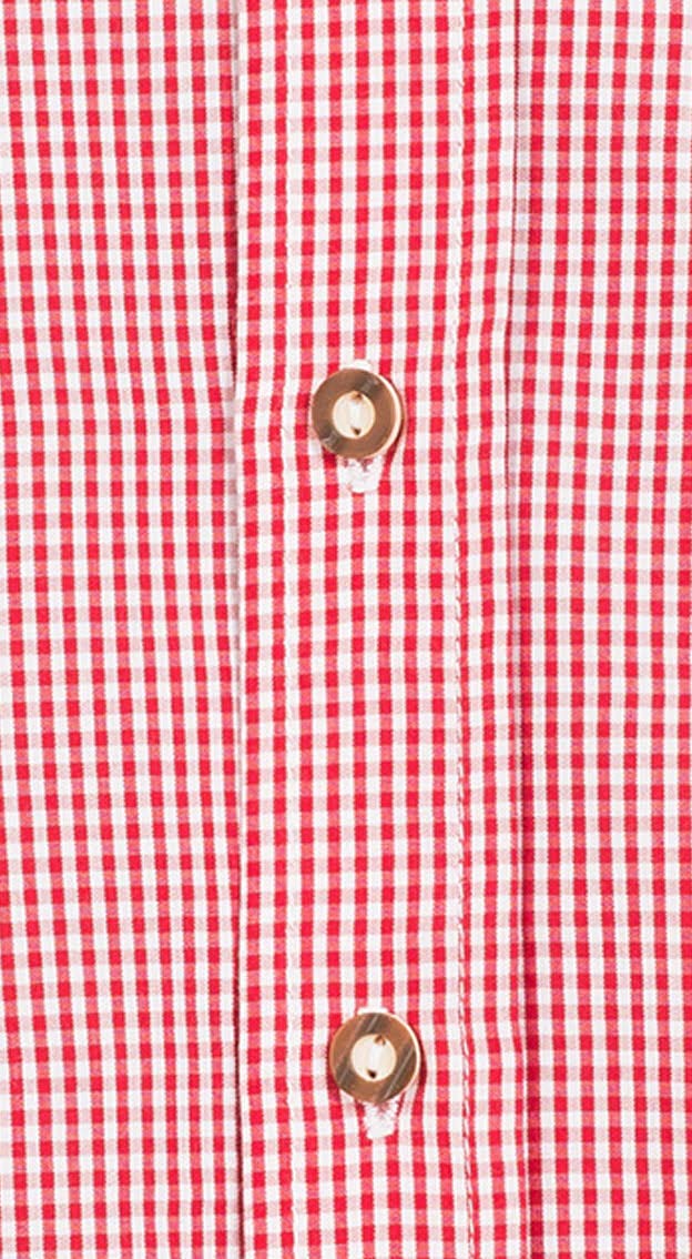 n-bler-trachtenhemd-herren-rudi-langarm-slim-fit-rot-kariert image 3