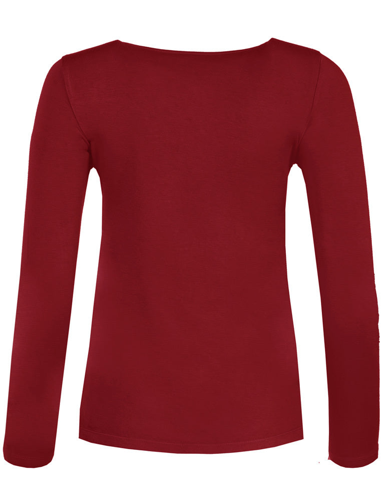 trachtenland-piz-pal-damen-langarmshirt-gerach-010025-hirsch-stickerei-dunkelrot image 3