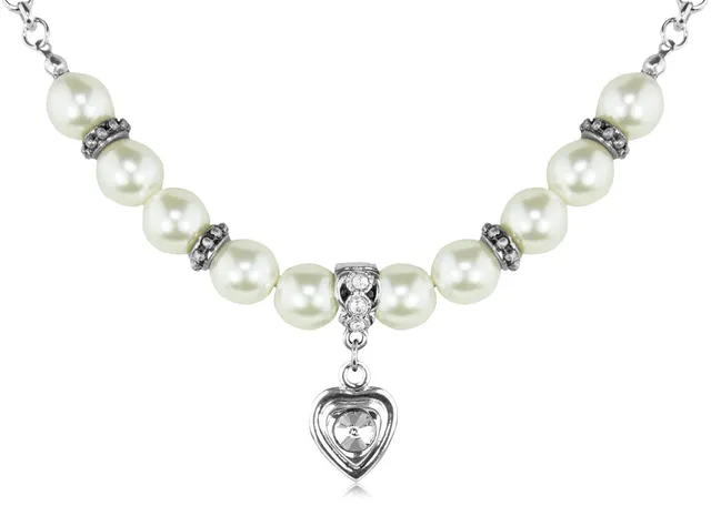 luisia-halbperlenkette-juliana-mit-herzanh-nger-cremewei-silber image 1