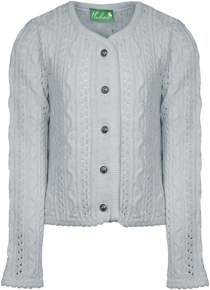 huber-isar-trachten-trachten-strickjacke-alia-f-r-m-dchen-silber-grau image 1
