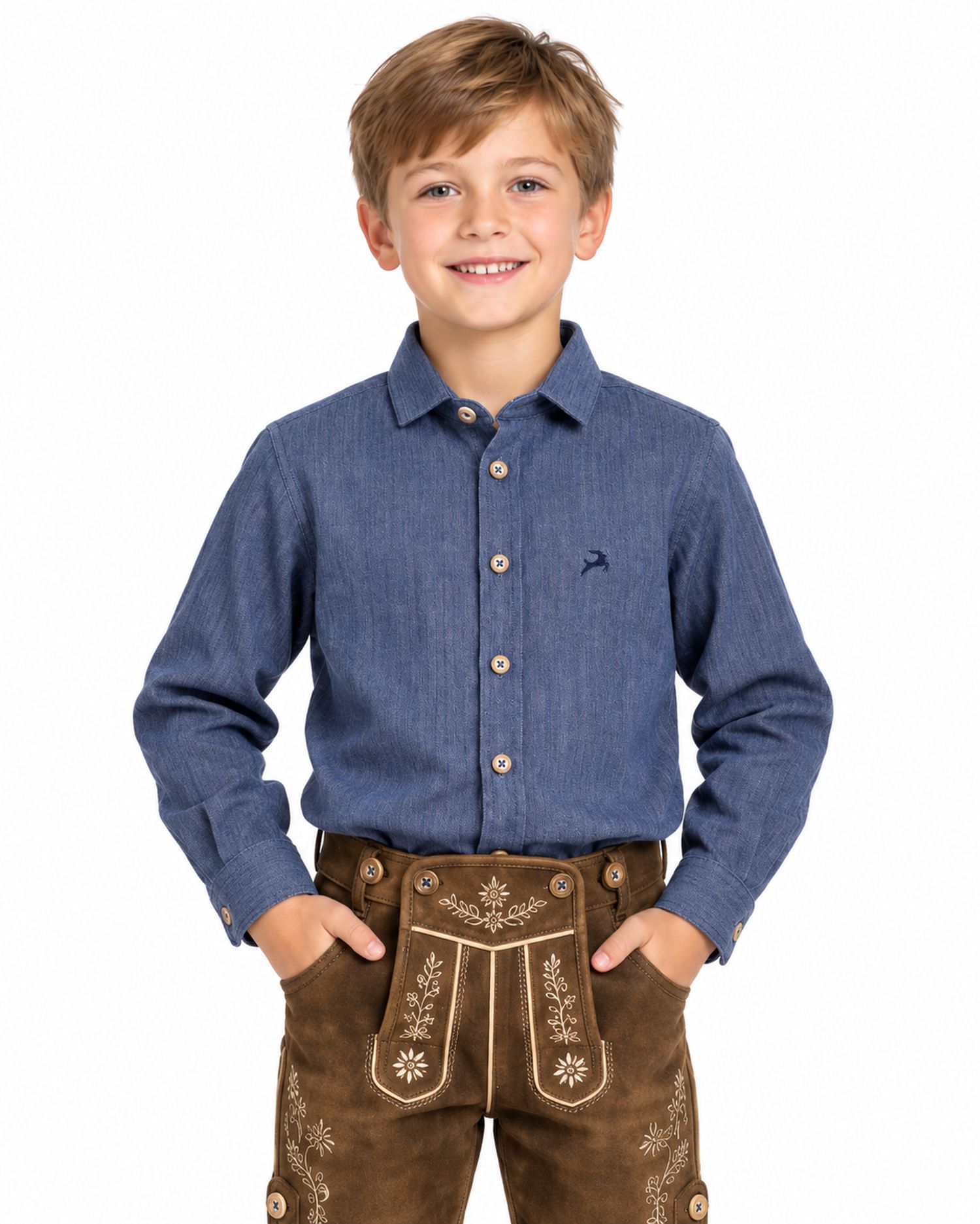 trachtenland-maddox-kinder-trachtenhemd-jonas-k-107-blau image 1