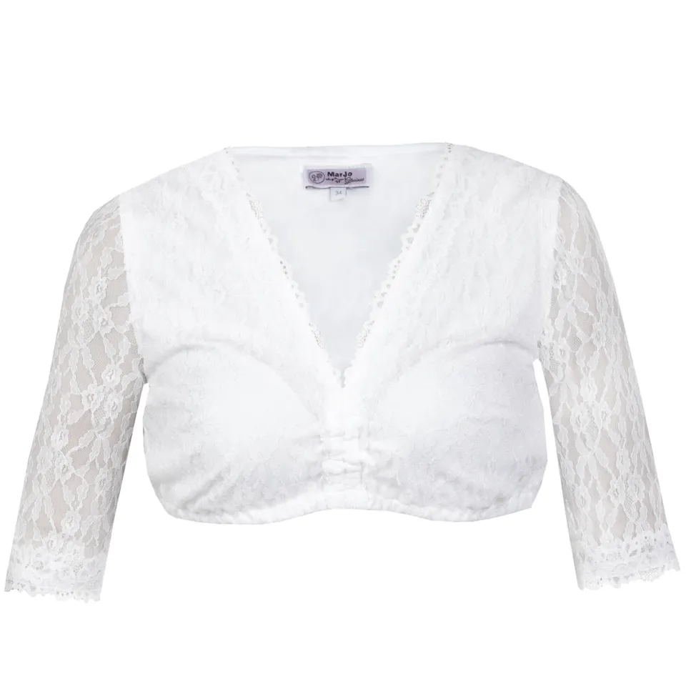 marjo-damen-spitzen-dirndlbluse-jalisa-vida-halbarm-wei image 1