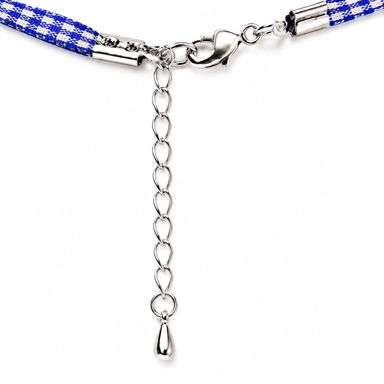 trachtenland-luisia-kinder-halskette-kariert-mit-herz-royalblau-swarovski image 4