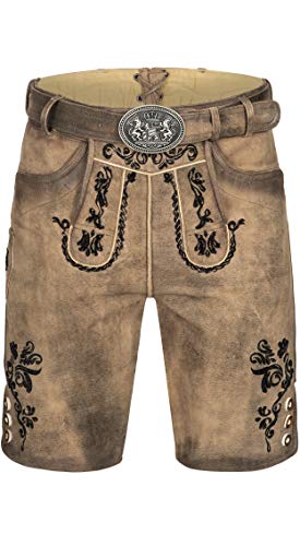 n-bler-lederhose-kurz-achim-in-braun-aus-ziegenleder image 8