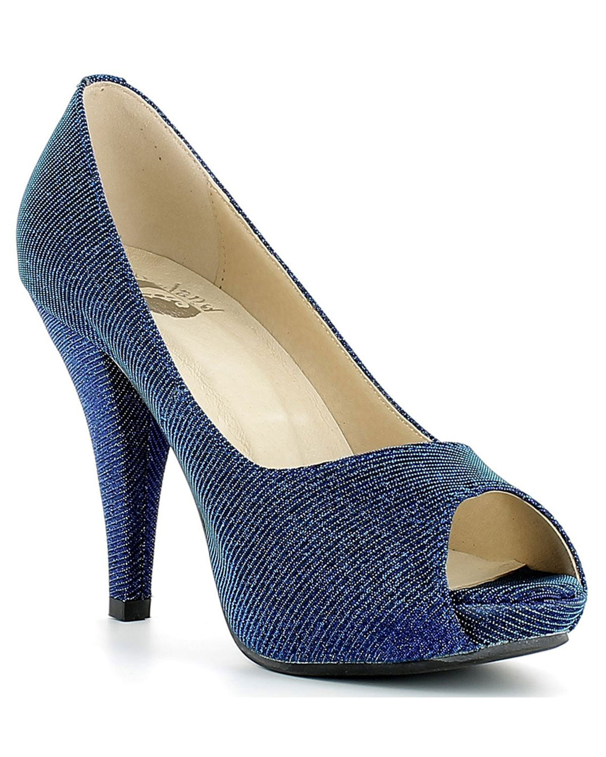 trachtenland-glitzer-peeptoe-pumps-damen-blau image 3