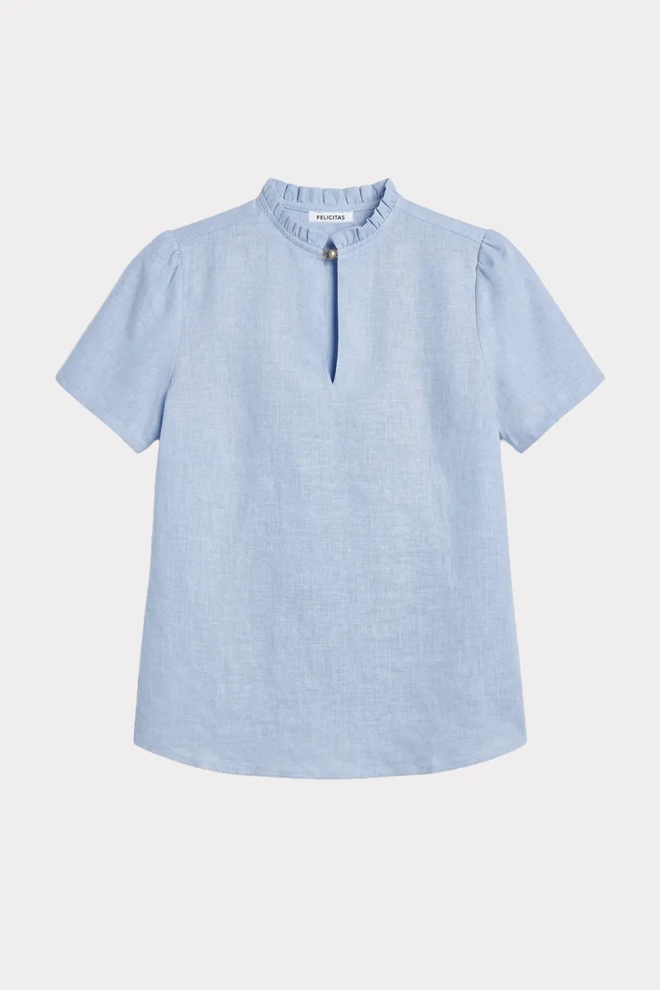 felicitas-bluse-banu-damenbluse-leinen-viskose-mit-r-schen-stehkragen image 1