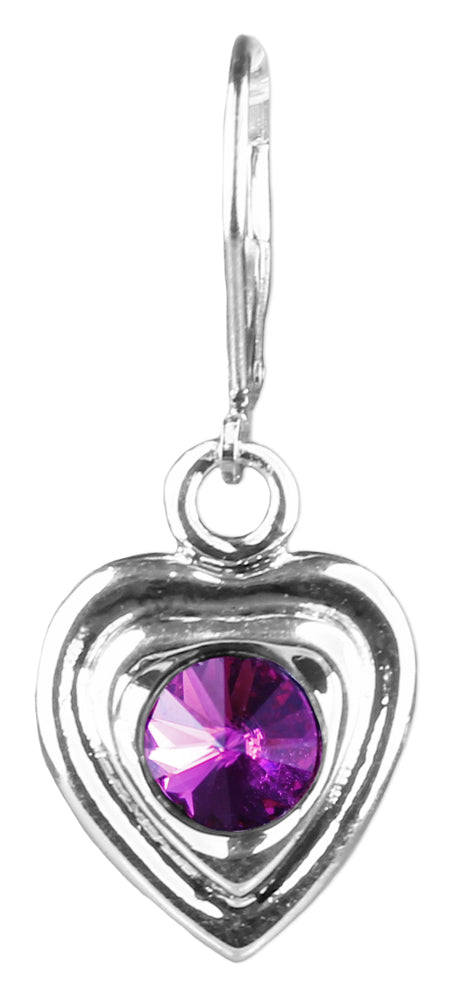 luisia-ohrringe-lisanne-herzanh-nger-mit-premium-kristallen-pink image 2