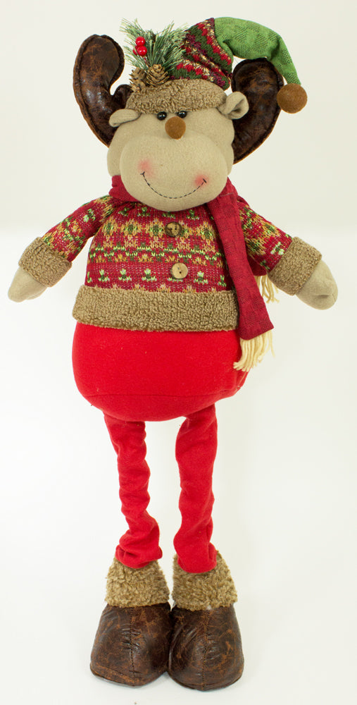 trachtenland-rentier-dekofigur-stehfigur-mit-ausziehbaren-beinen-80-x-34-cm image 2