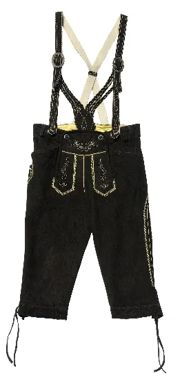 trachten-benkert-max-lederhose-wildbock-schwarz image 1