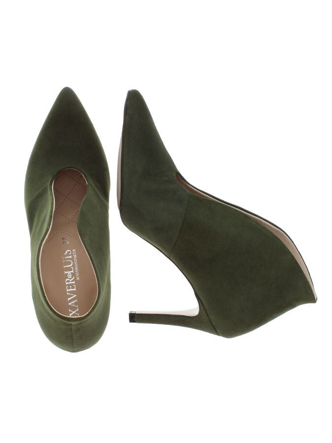 heimatgl-ck-pumps-julie-olive-highcut-stiletto-pumps-8-5-cm-aus-samtziegenleder image 3