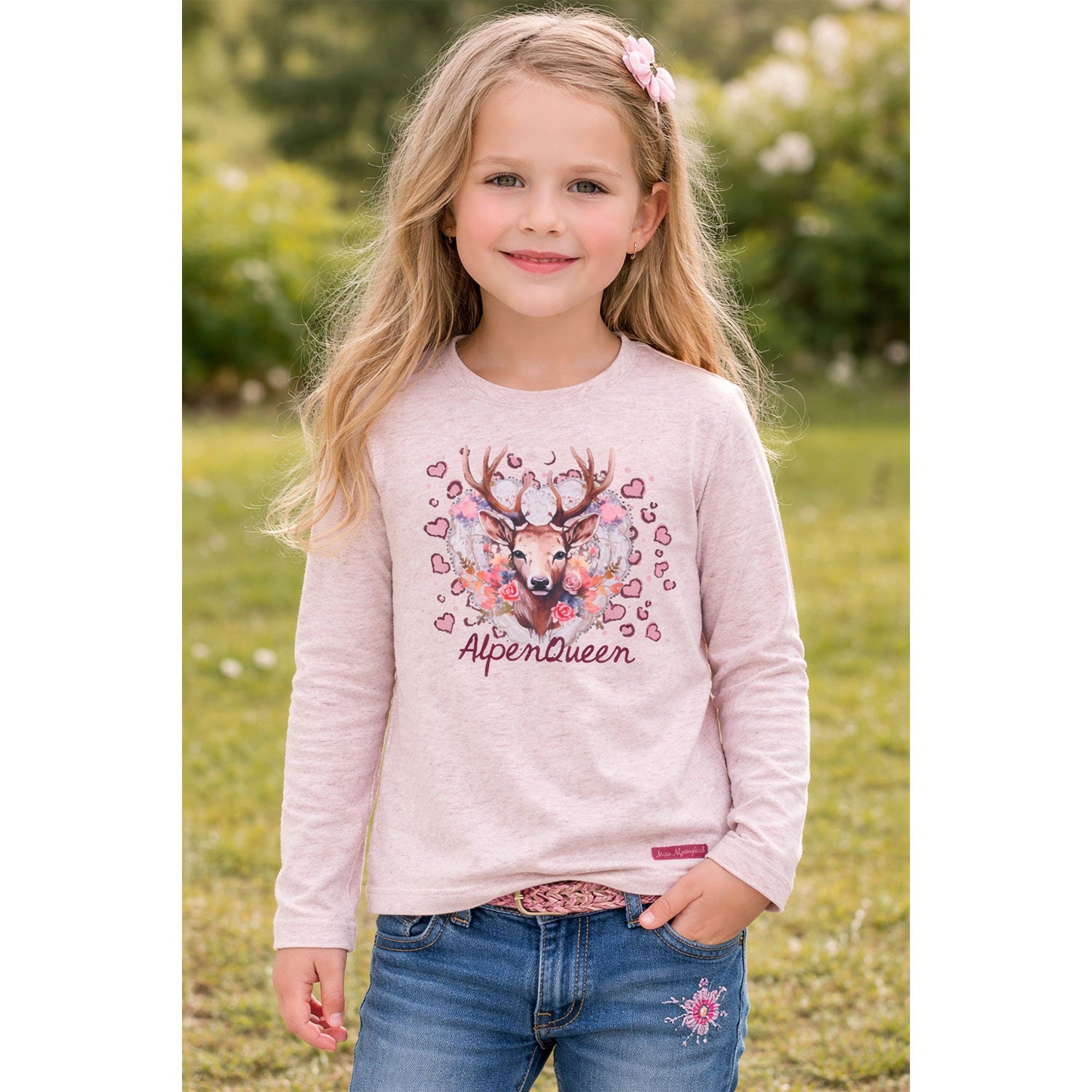 trachtenland-bondi-m-dchen-langarmshirt-alpen-queen-26101-purple-melange image 3