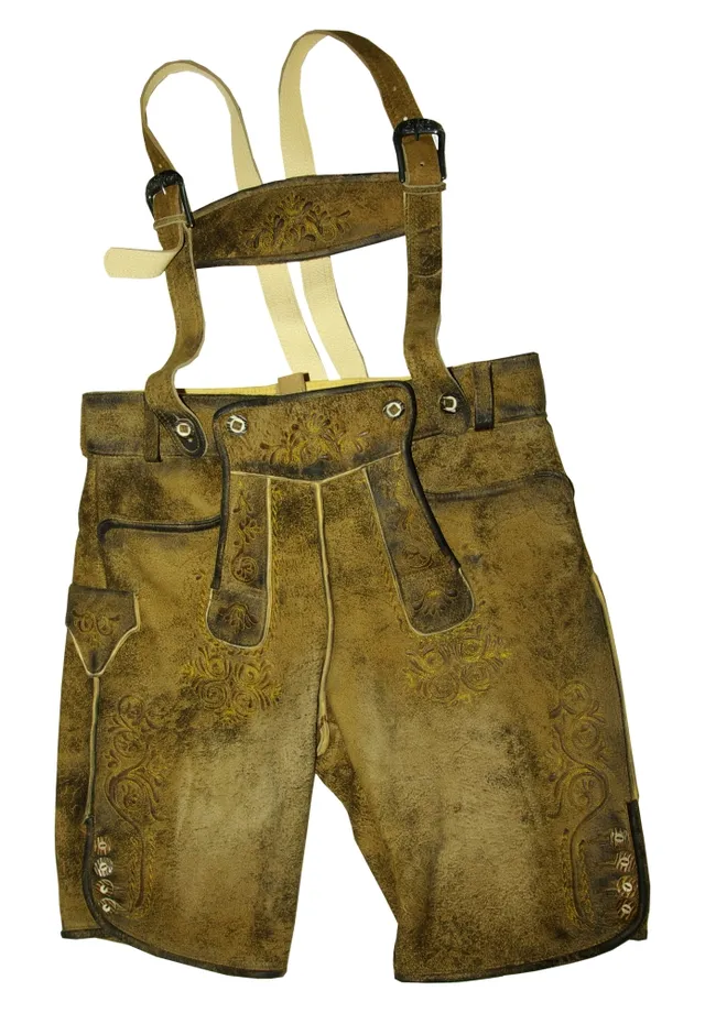 trachten-benkert-august-lederhose-gelb-rustik-natur image 1