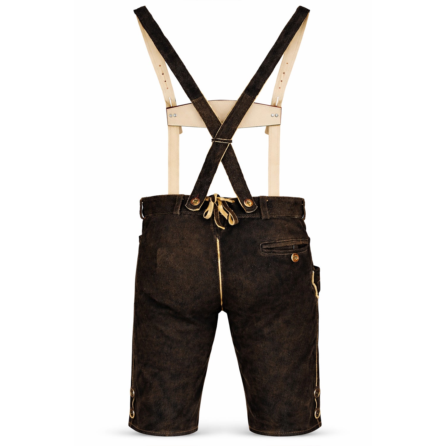 trachtenland-schweigert-s-kurze-hirsch-lederhose-hector-mit-tr-ger-moor-dunkelbr image 3