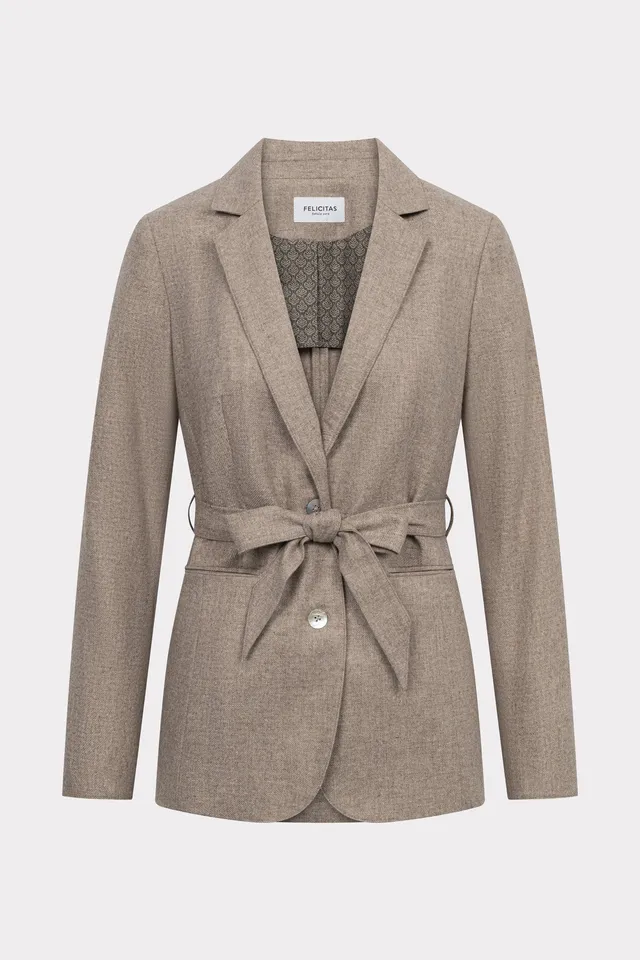 felicitas-damen-jacke-jerica-wollmischung-blazer-mit-bindeg-rtel image 1