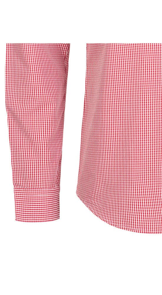 n-bler-trachtenhemd-herren-rudi-langarm-slim-fit-rot-kariert image 5