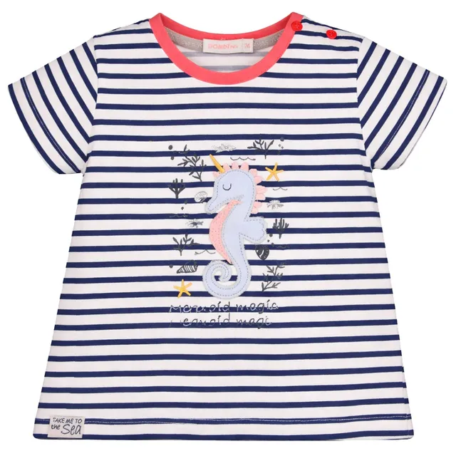 trachtenland-bondi-baby-m-dchen-t-shirt-seepferd-86691-navy-gestreift image 1