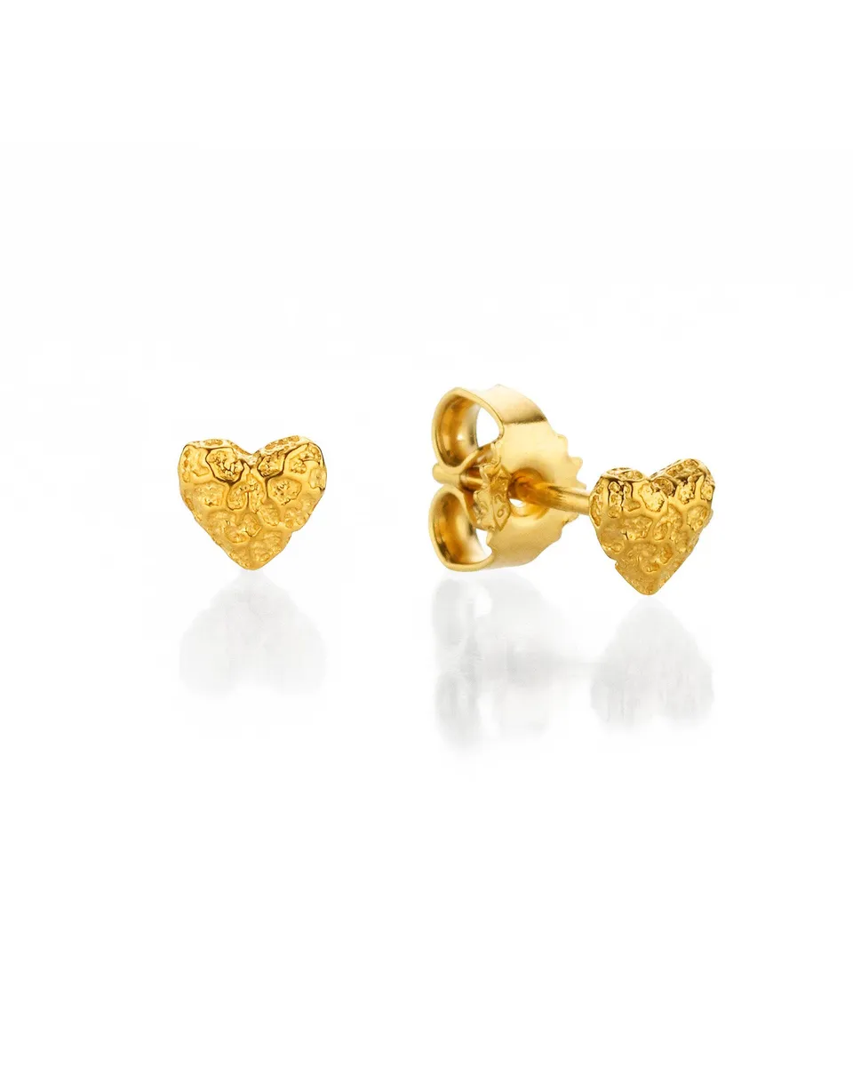 heimatgl-ck-mini-heart-stud-rosie-gold-ohrstecker image 1