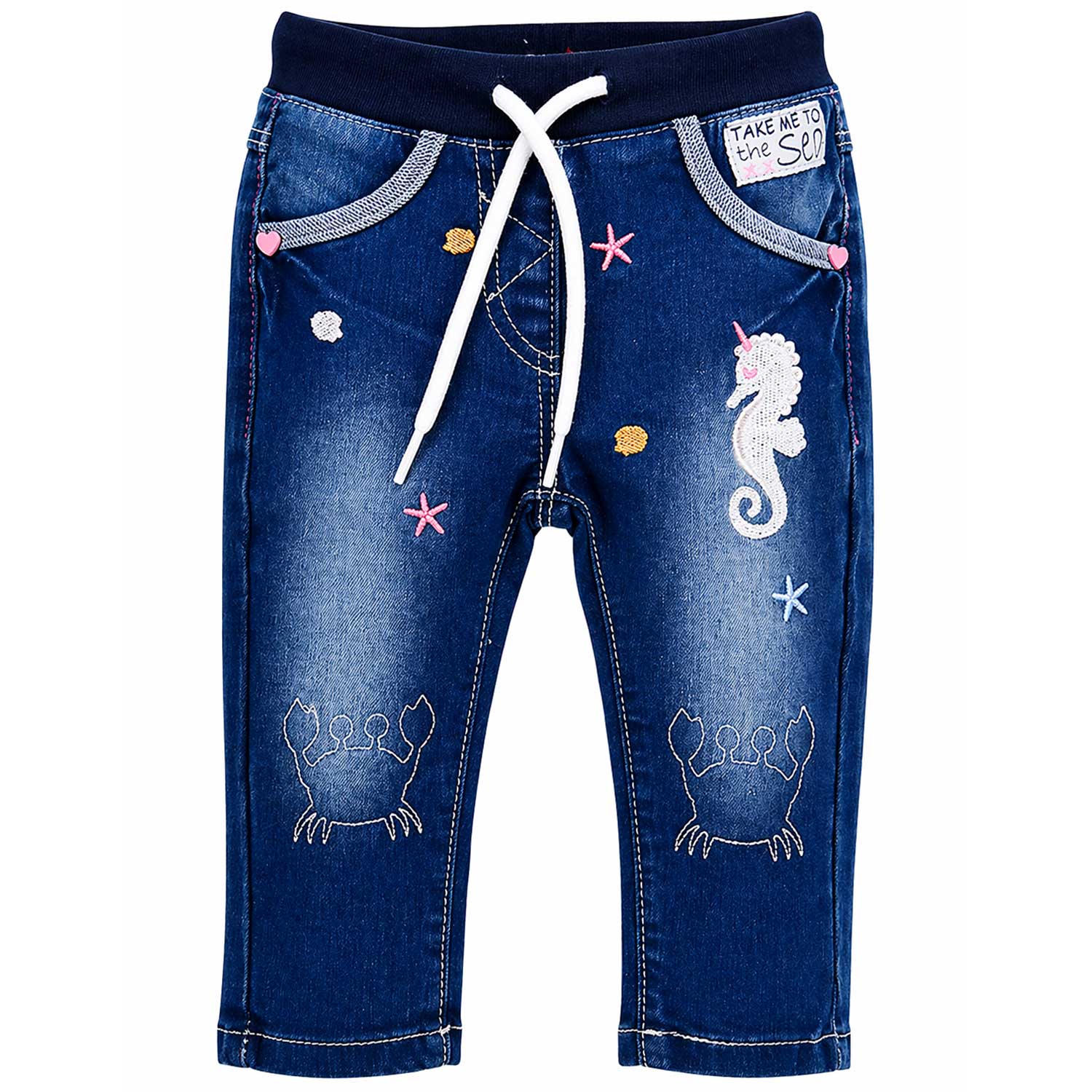 trachtenland-bondi-baby-m-dchen-jeans-marine-life-86699-blue-denim image 1