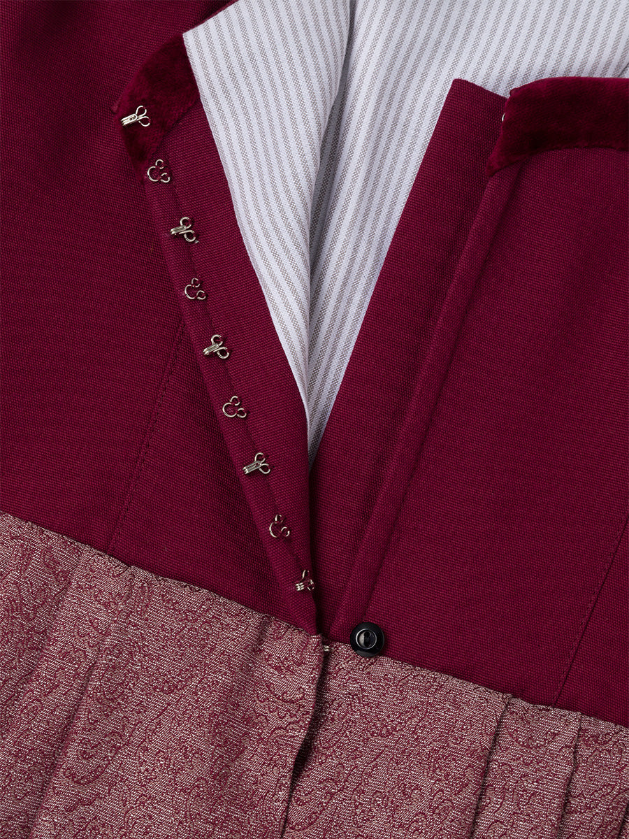 heimatgl-ck-dirndl-giulia-gucci-red-mit-samtblende image 5