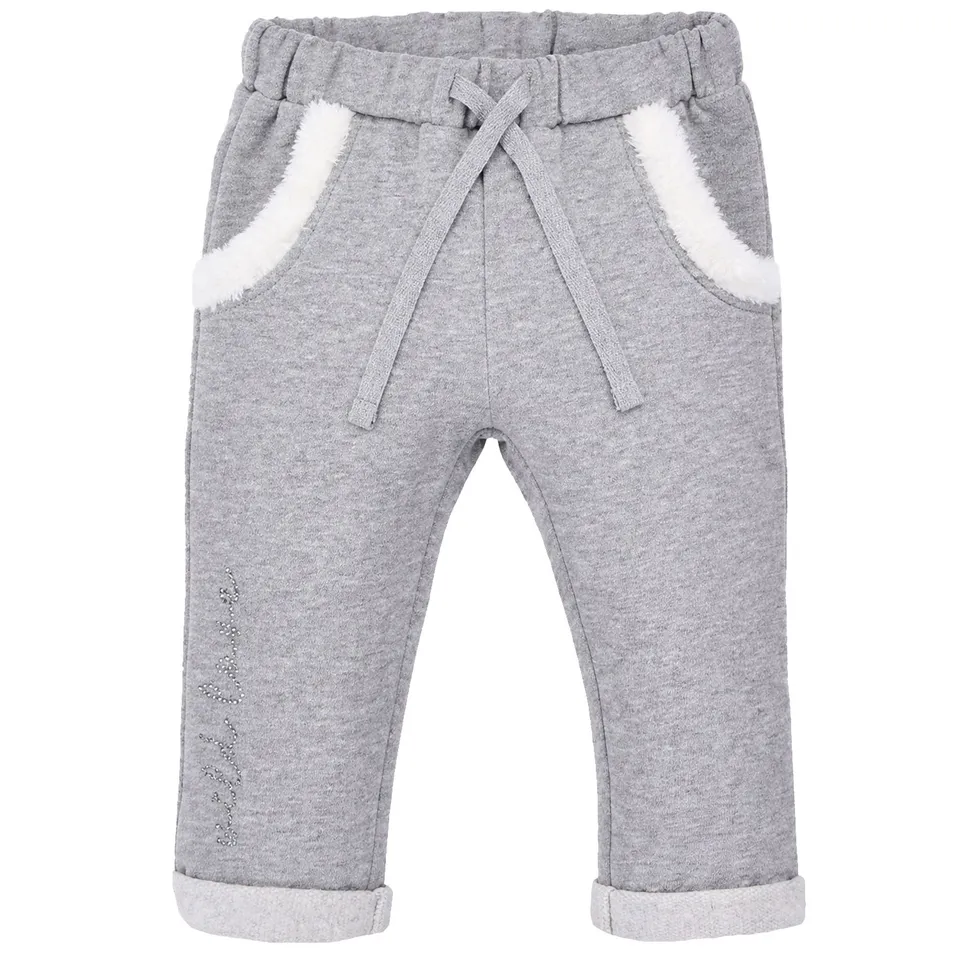 bondi-wild-love-baby-jungen-jogginghose-86635-grey-melange image 1