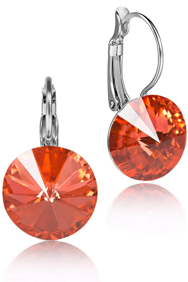 trachtenland-luisia-ohrringe-rivoli-swarovski-14mm-padparadscha image 1