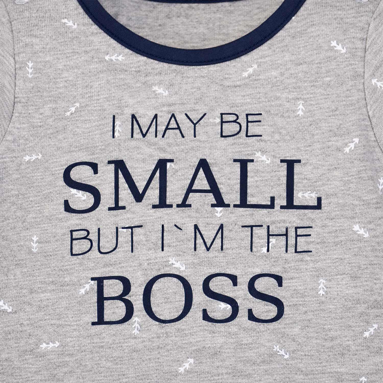 bondi-baby-langarmbody-small-boss-93682-grau-navy image 2