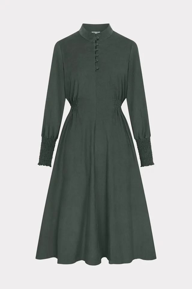 felicitas-damen-kleid-kaylie-flanell-smok-langarm image 1