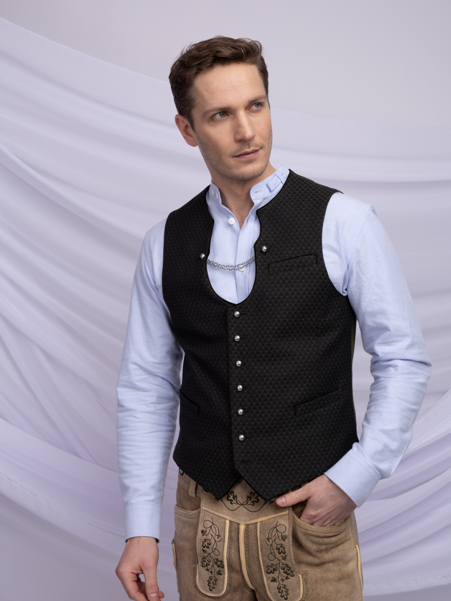heimatgl-ck-weste-ludwig-ketterlweste-herren-olive-schwarz image 6
