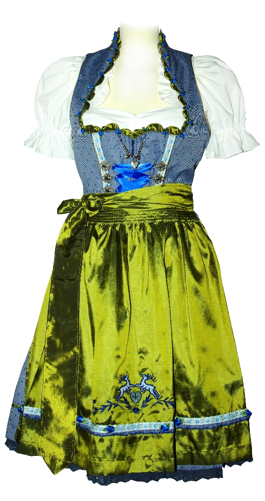 trachten-benkert-blue-star-dirndl-blau-gr-n image 1