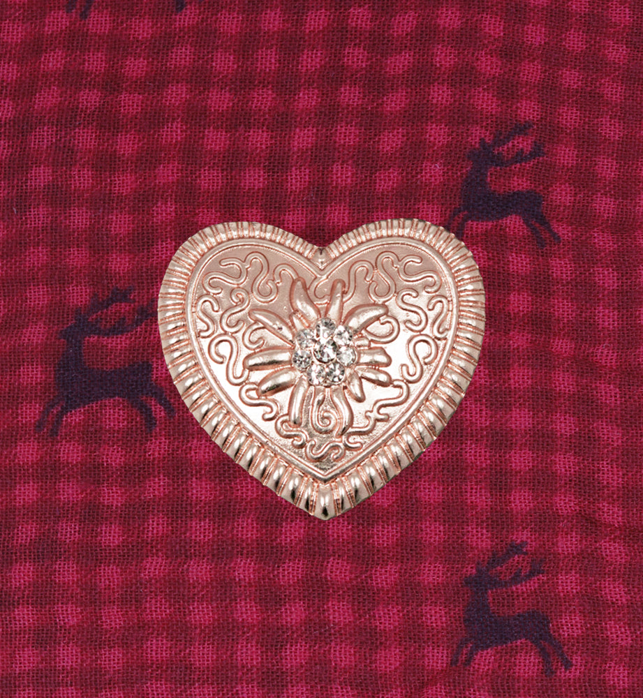 trachtenland-magnet-brosche-tuchhalter-ros-gold-herz-ornament image 2