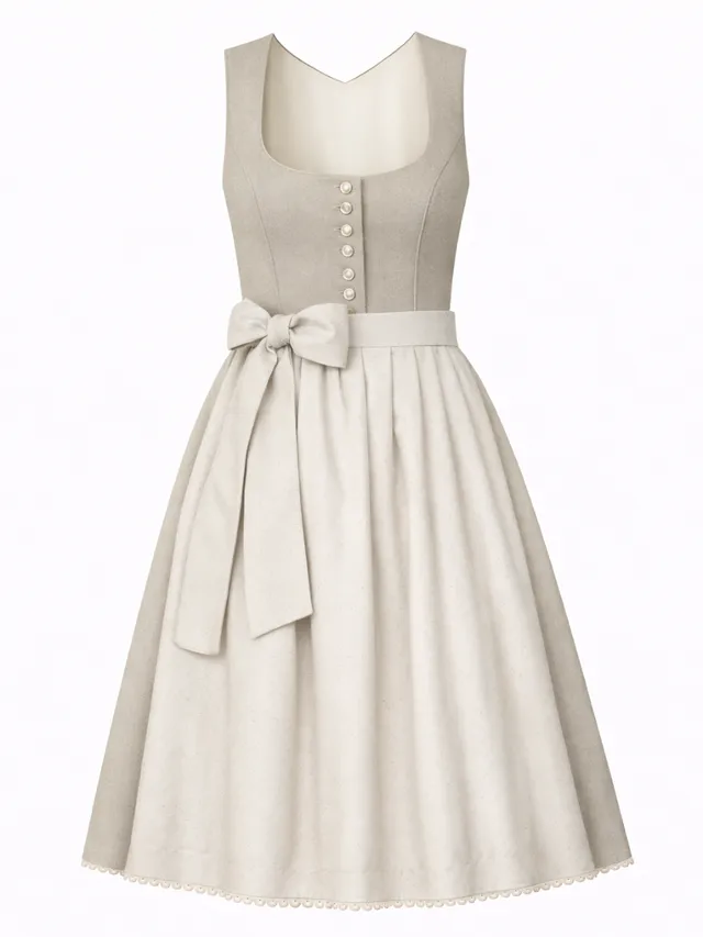 heimatgl-ck-dirndl-emilia-lodenmieder-perlmutt-3-teilig image 1