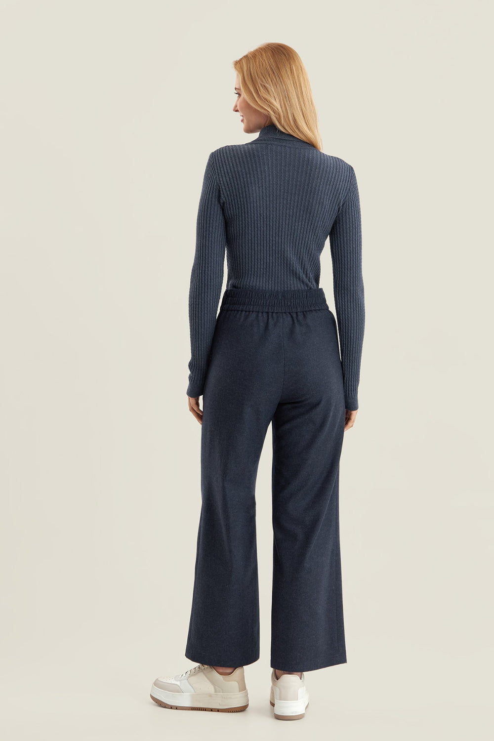 felicitas-damen-hose-hilda-stoffhose-mit-falte-und-gummibund image 2