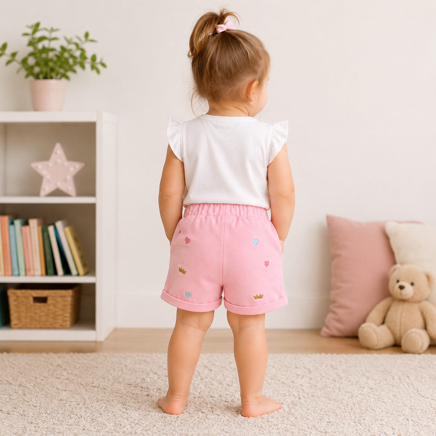 bondi-baby-m-dchen-shorts-princess-86575-rosa-kurze-hose image 7