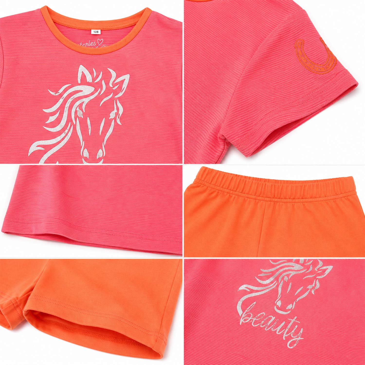 trachtenland-bondi-shorty-schlafanzug-beauty-36184-rosa-orange image 5