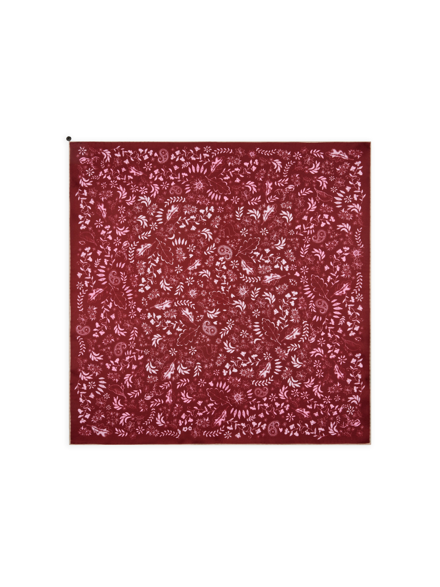 heimatgl-ck-trachtentuch-seide-floral-halstuch-rot-53x53-cm image 3
