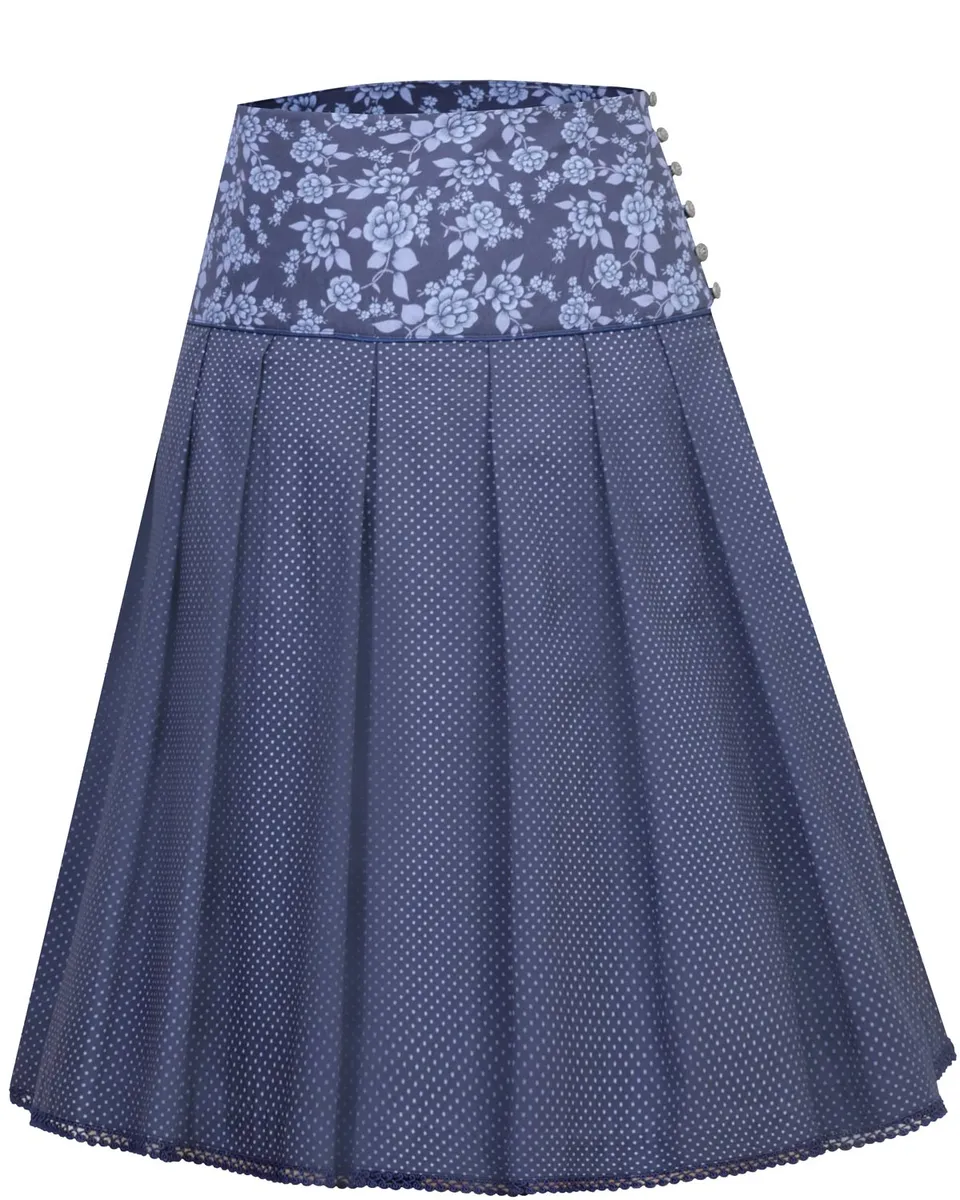 trachtenland-marjo-damen-trachtenrock-francesca-58-cm-deep-ocean-blue image 1
