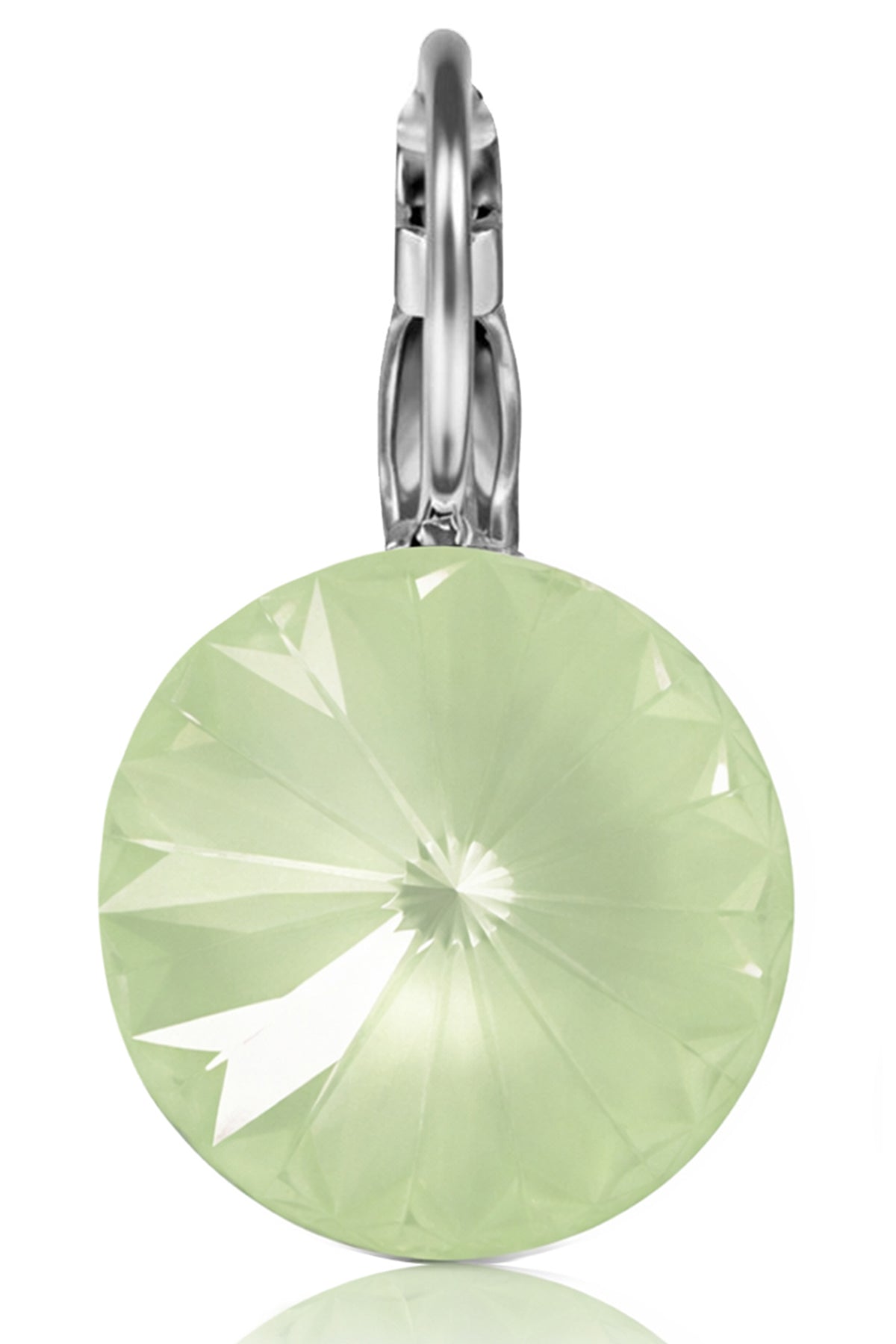 luisia-rivoli-ohrringe-12-mm-matt-agave-mit-swarovski-kristall image 2
