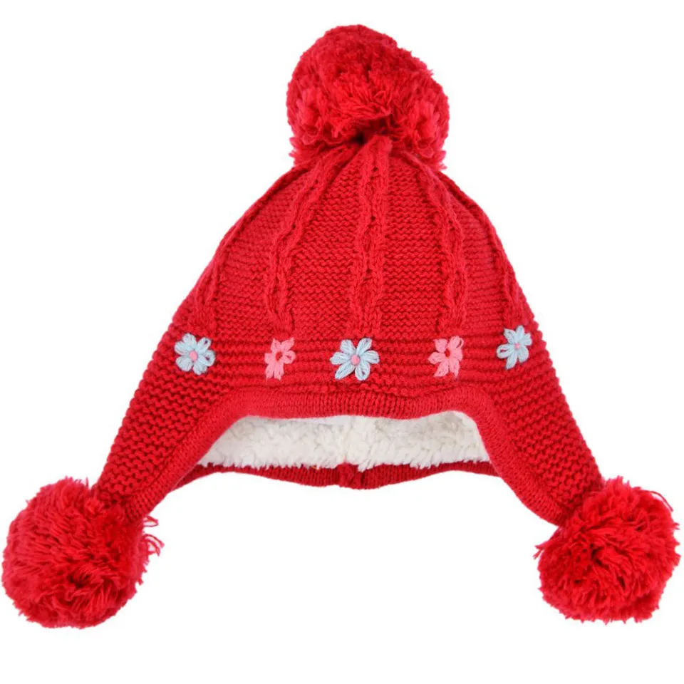 trachtenland-bondi-strickm-tze-bl-mchen-86562-rot-gef-ttert image 1