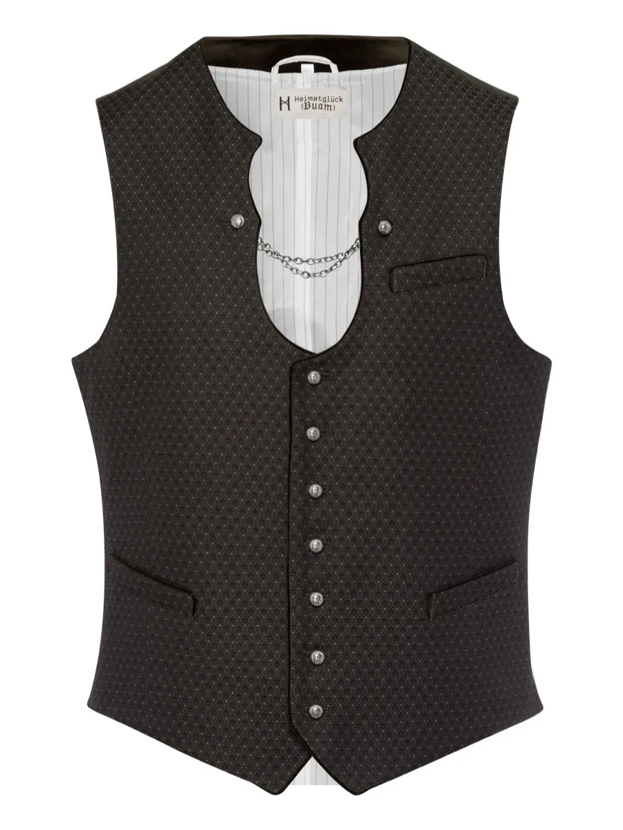 heimatgl-ck-weste-ludwig-ketterlweste-herren-olive-schwarz image 1
