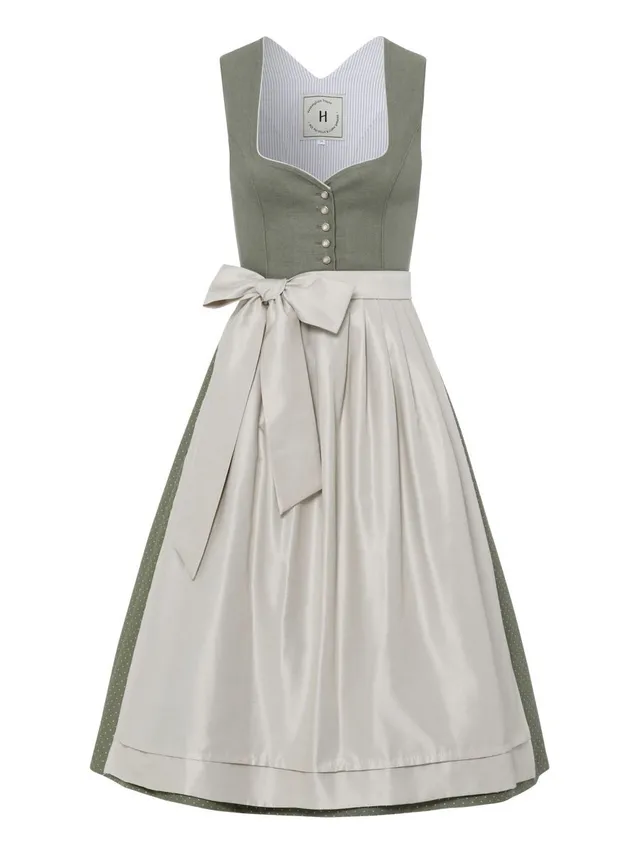 heimatgl-ck-dirndl-vivienne-salbei-leinen-herzausschnitt image 1