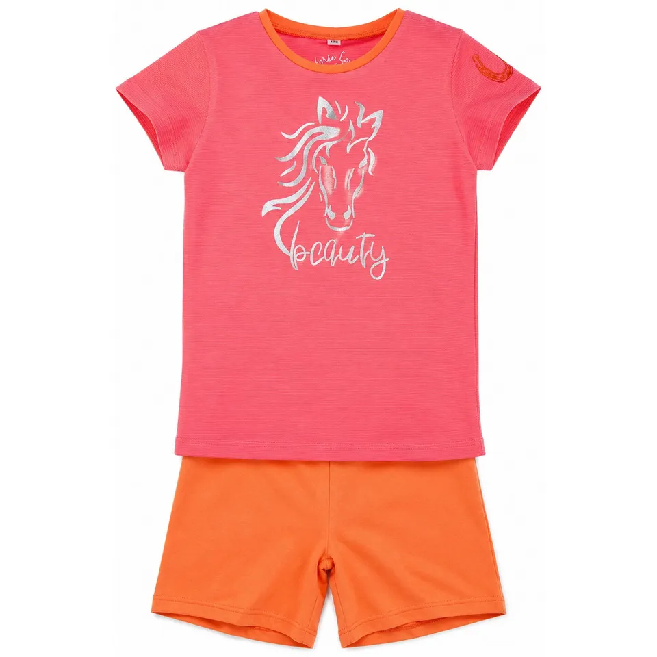 trachtenland-bondi-shorty-schlafanzug-beauty-36184-rosa-orange image 1