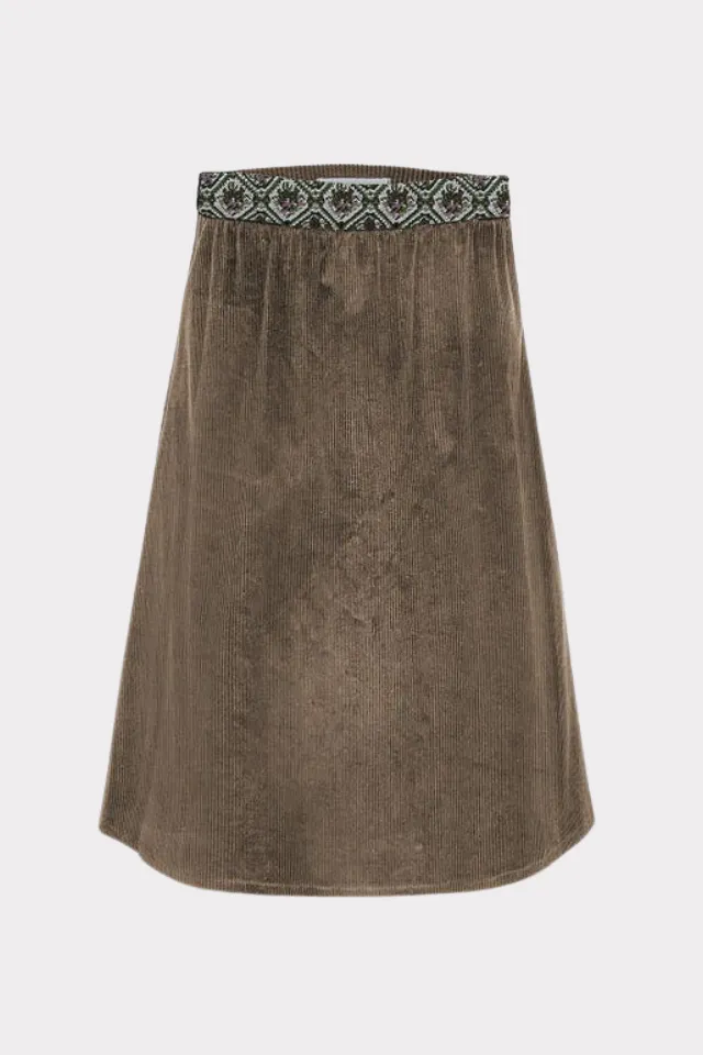 felicitas-damen-rock-raja-cord-60-cm-dunkelbraun image 1