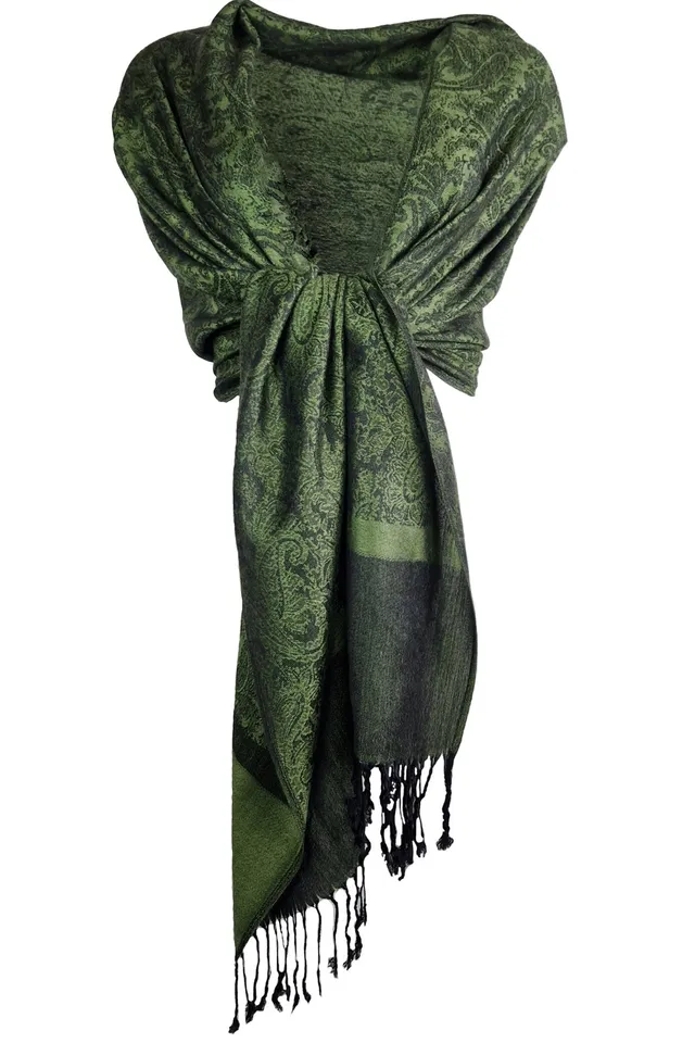 trachtenland-stola-halstuch-aus-viscose-185-x-70-cm-schal-gr-n image 1