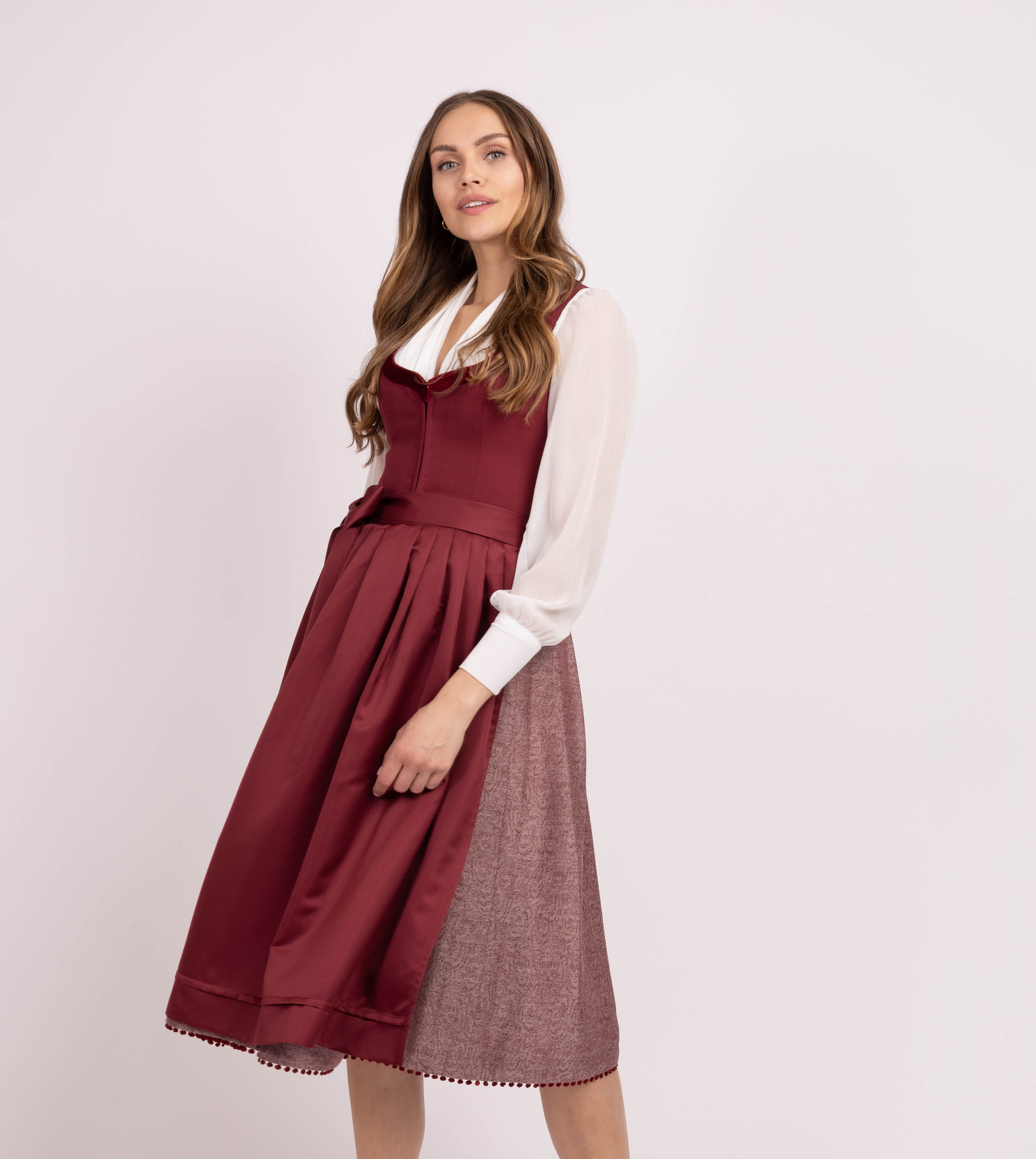 heimatgl-ck-dirndl-giulia-gucci-red-mit-samtblende image 2
