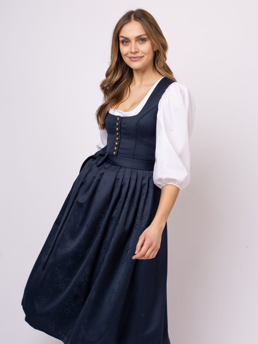 heimatgl-ck-dirndl-lucy-marine-jacquard-goldknopfleiste image 6