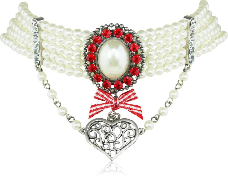 trachtenland-trachten-perlen-collier-rubin-rot image 1